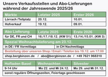 Gedanken zum Jahreswechsel
